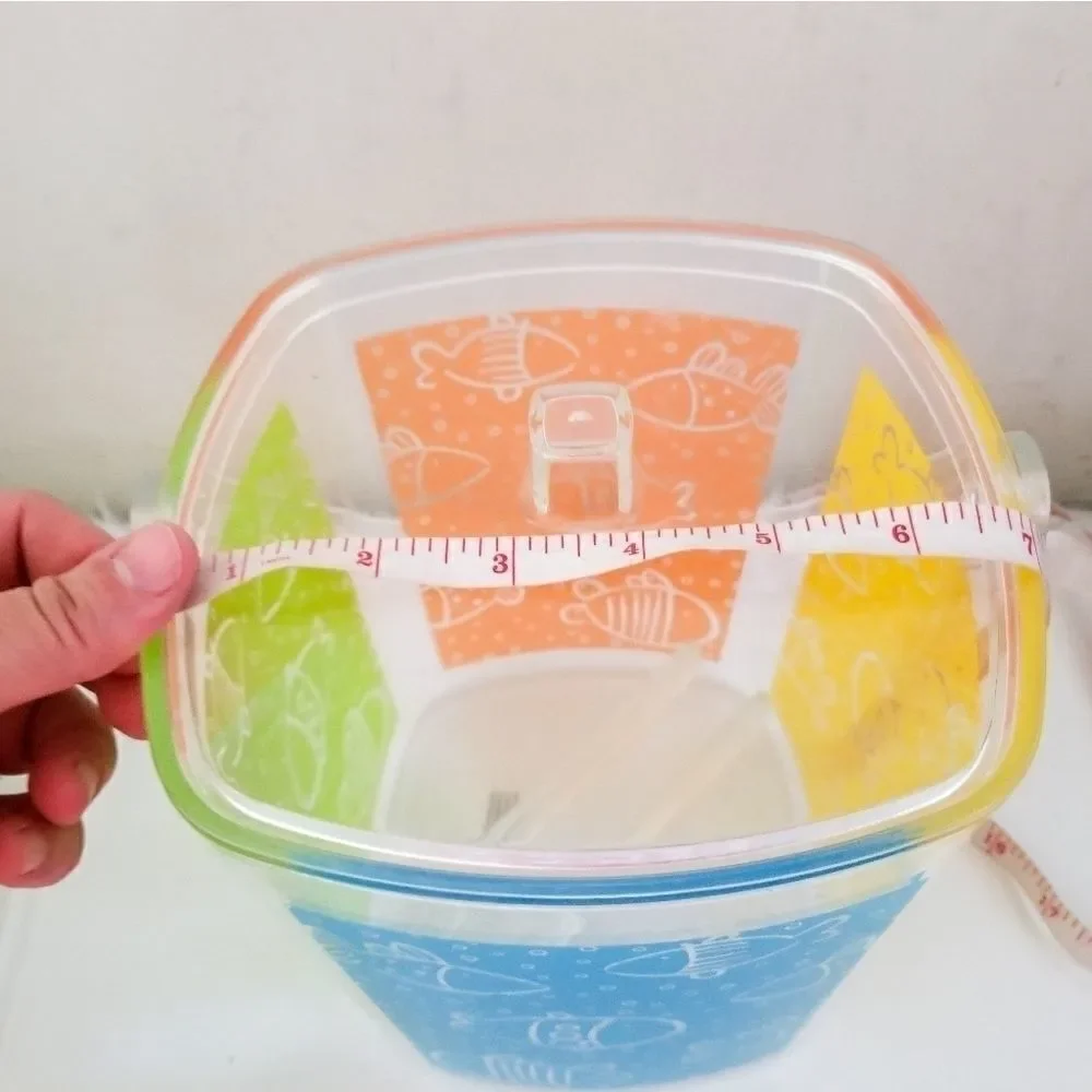 Acrylic vintage icebucket fish theme